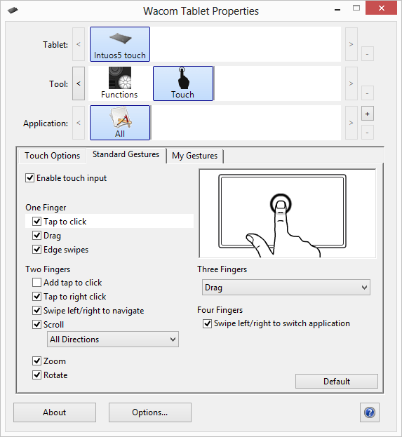 Wacom Tablet Properties Wacom Tablet Properties
