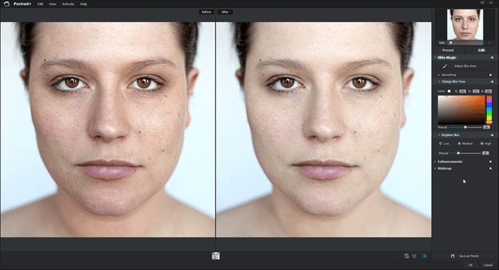 Skin tone in Portrait+ Skin tone in Portrait+