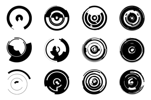 Variety of tech rings from simple to complicated Variety of tech rings from simple to complicated