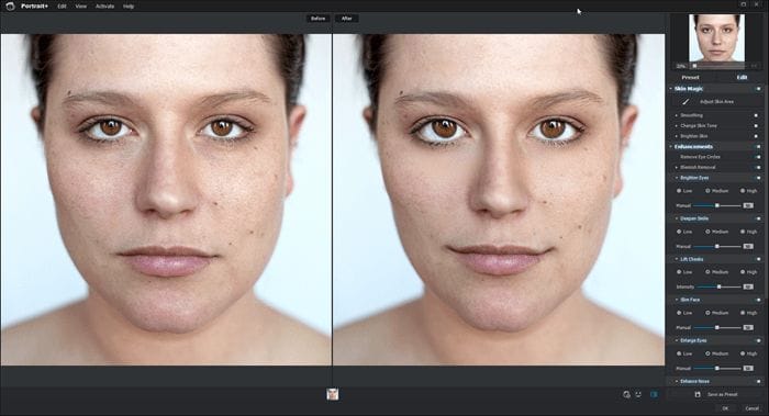 Portrait Enhancements on Medium