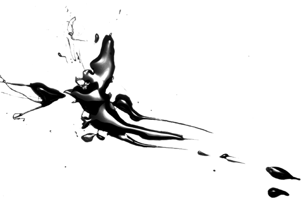 Glossy Blood Splatter Photoshop Brushes