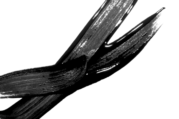 Black brush stroke