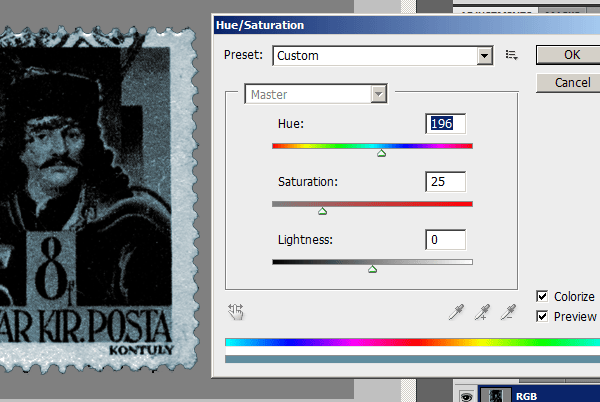 Stamps from Hungary Photoshop Brushes