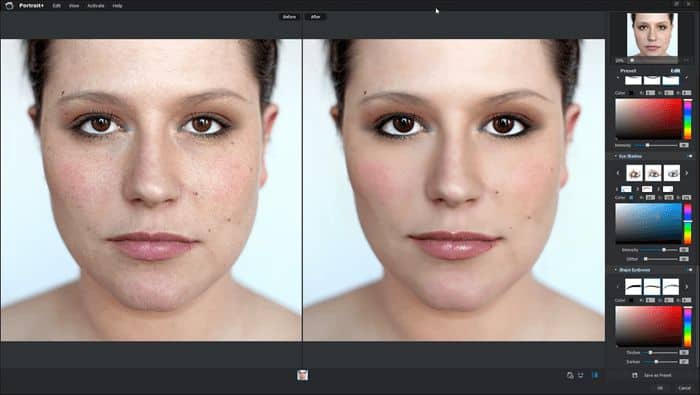 Before and after makeup Before and after makeup