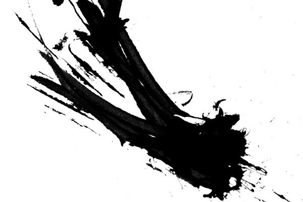 Example of ink splatter Example of ink splatter